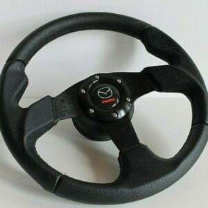heritage perforated leather steering wheel